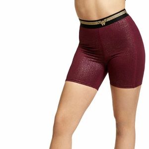 Wonder Woman shimmery biker shorts small